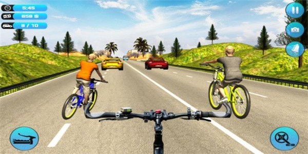 自行车骑手交通竞赛截图3