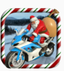 圣诞老人摩托车种族