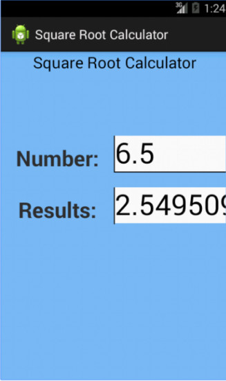 平方根计算器截图2