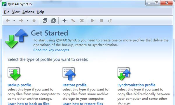 同步备份工具MAXSyncUp截图1