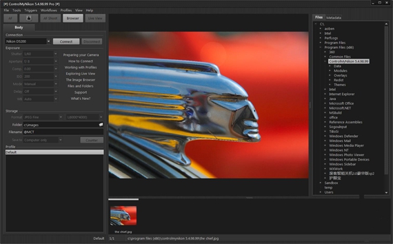 ControlMyNikon尼康相机控制程序截图1