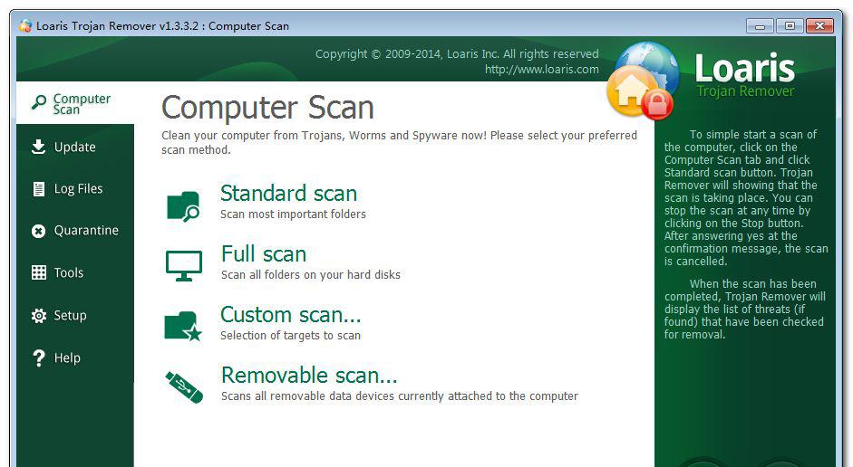 LoarisTrojanRemoverv1.3.7.0完美破解版_木马病毒查杀截图1