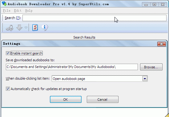 SuperUtilsSoftwareAudiobookDownloaderProPortable截图1