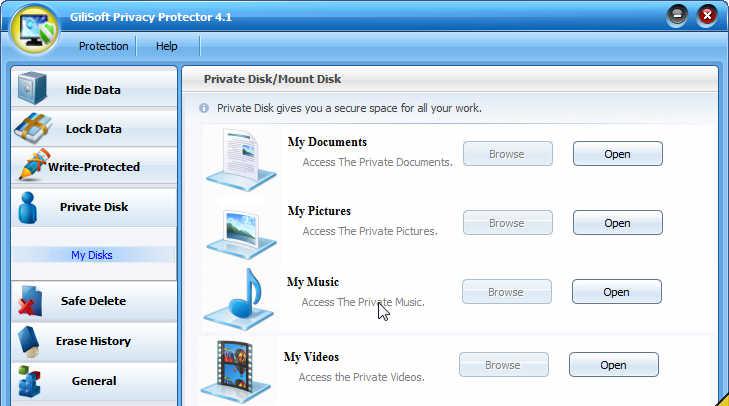 GiliSoftPrivacyProtectorv5.6.0注册版截图1