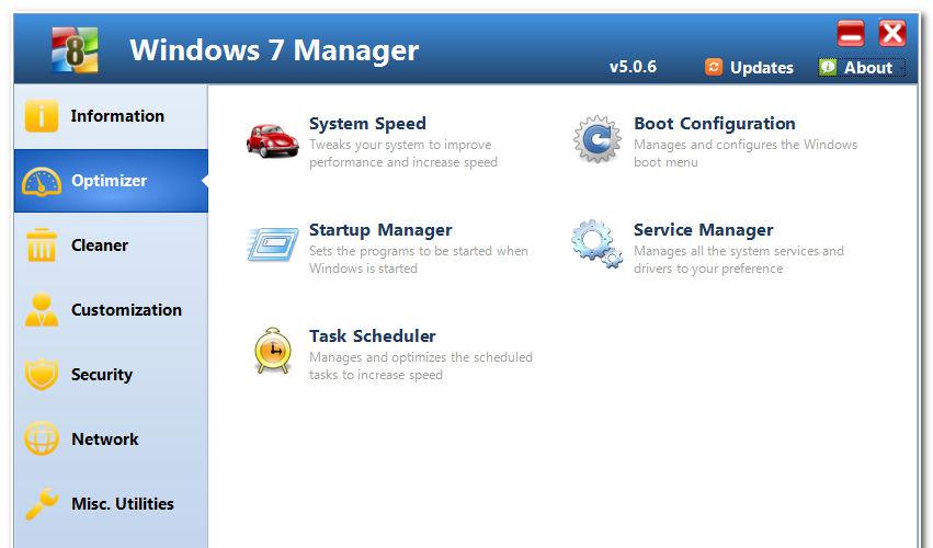 Windows 7 Manager Portable v5.0.6 绿色便携破解版