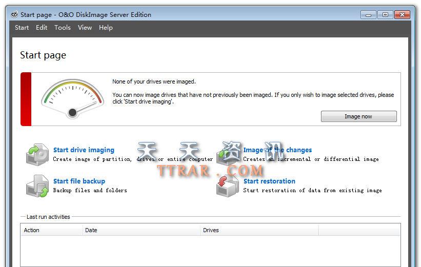 O&ODiskImageServerv8.5.39服务器注册版_分区备份恢复截图1