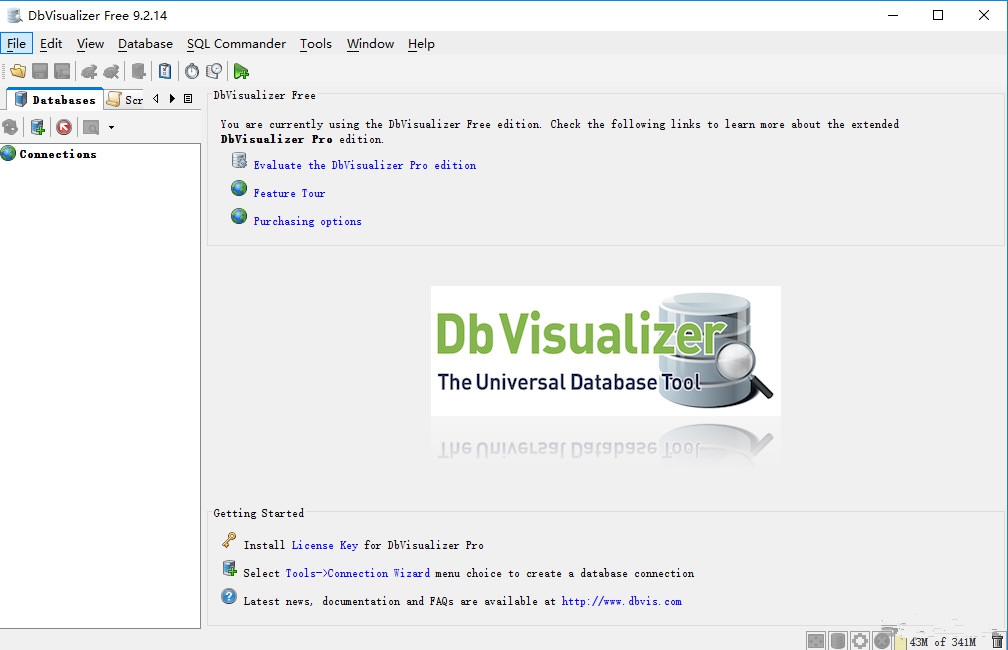 dbvisualizer截图1