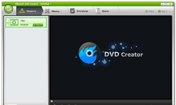 iskysoftdvdcreator截图1