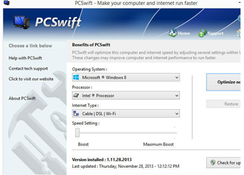 系统优化软件(PCSwift)截图2