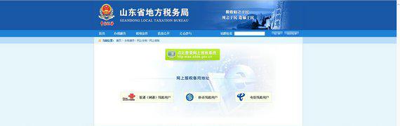 山东地税网上申报系统截图1