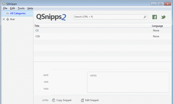 QSnippsv2.2.394注册版_代码管理工具截图1