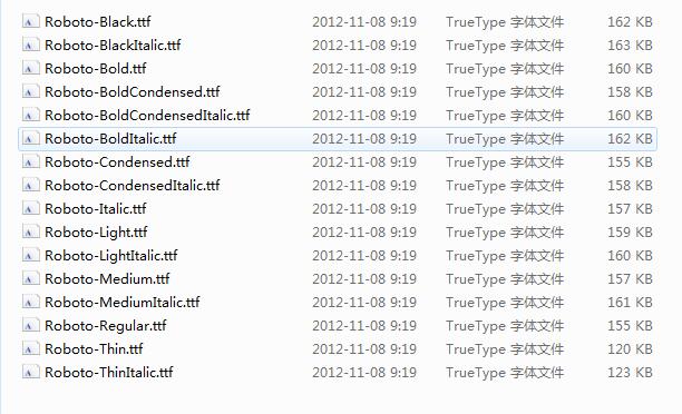 roboto字体截图1