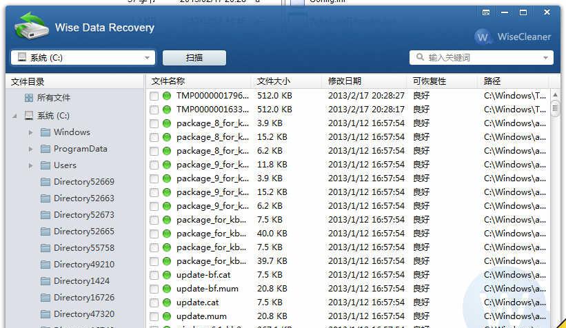 WiseDataRecoveryPortablev3.5.2.189中文绿色便携版截图1