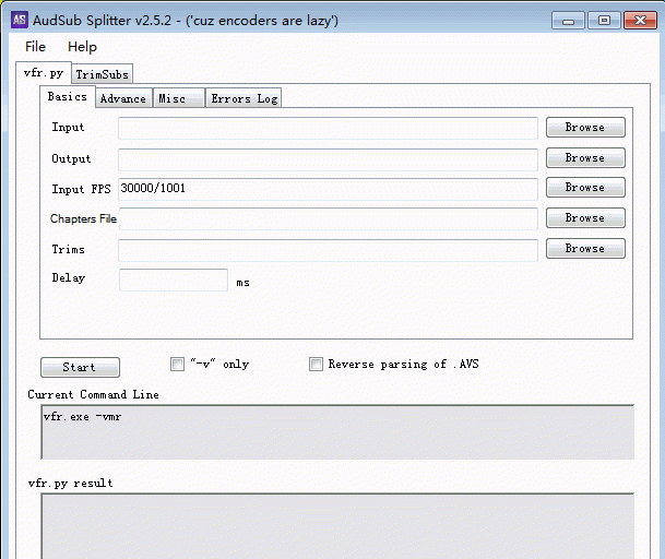 AudSubSplitterV2.5.7绿色版截图1