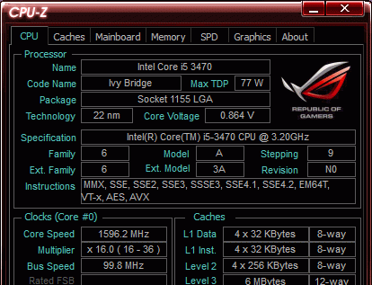 ROG玩家国度主板专用CPU-ZROGV1.69绿色版截图1