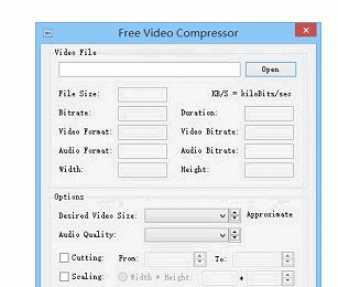 视频压缩工具FreeVideoCompressor截图1