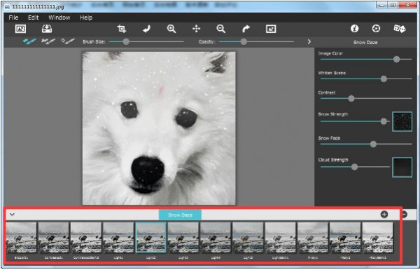 照片雪景效果添加软件截图2