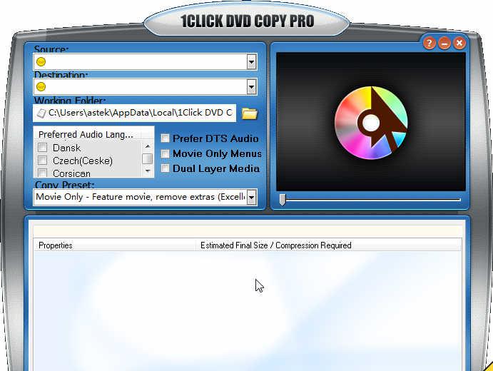 1ClickDVDCopyProv6.0.1.4破解版_DVD一键复制工具截图1