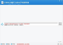 乐易佳大疆无人机MP4视频恢复软件截图1