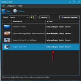 imDesktop(多动态壁纸设置工具)截图3