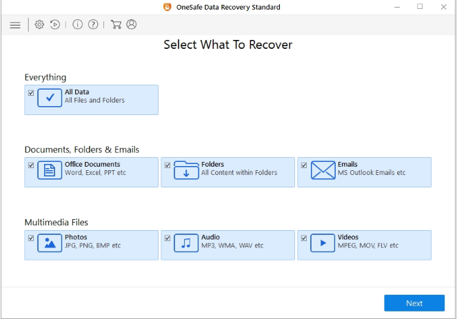 OneSafe Data Recovery