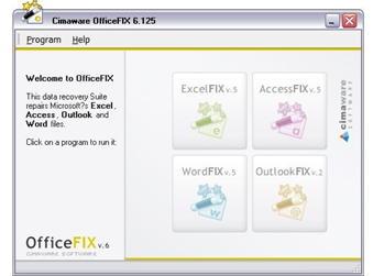 CimawareOfficeFIXPro(Office恢复软件)截图1