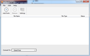 FontXChange字体格式转换器截图1