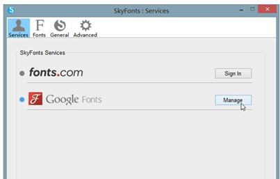 SkyFonts(字体更新软件)截图1
