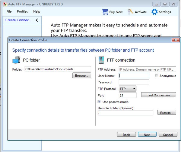 FTP工具(AutoFTPManager)截图1