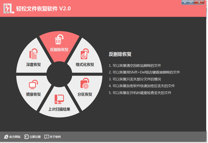 轻松文件恢复软件截图1