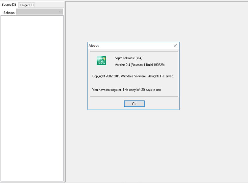 SqliteToOracle(Sqlite导入Oracle软件)截图1