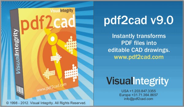 PDF文件转CAD格式工具(PdftoCad)截图1