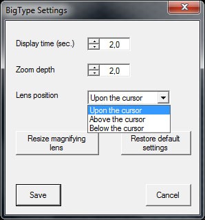 BigType(放大镜软件)截图3