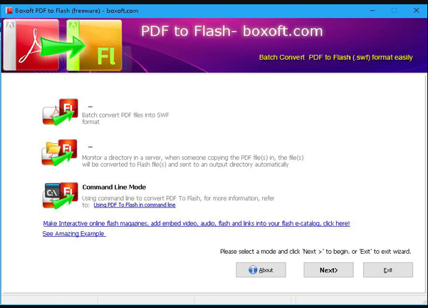 BoxoftPDFtoFlash(PDF转FLASH工具)截图2