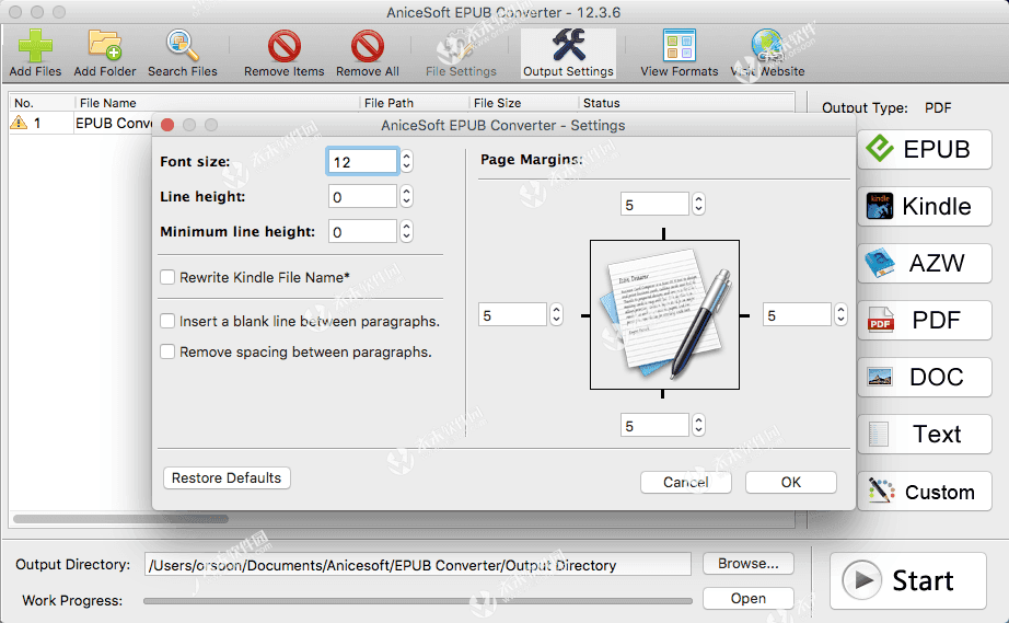 AniceSoftEPUBConverter(电子书转换器)截图2