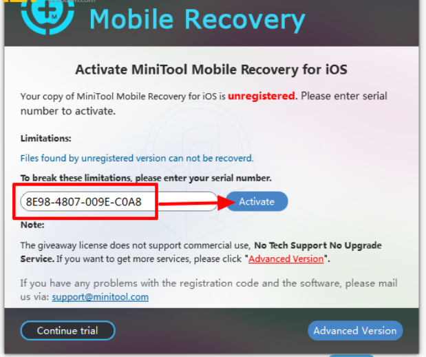 minitoolmobilerecoveryforios截图2