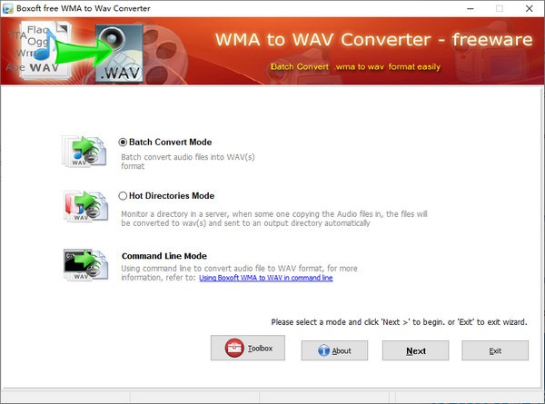 BoxoftWMAtoWavconverter(WMA转WAV转换器)截图1