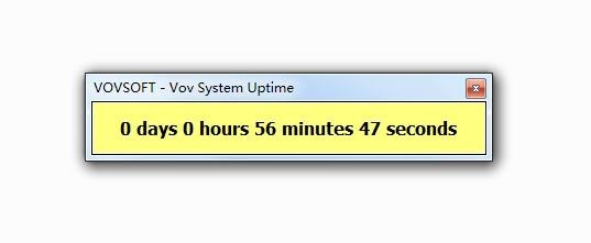 VovSystemUptime(系统运行时间显示工具)截图1