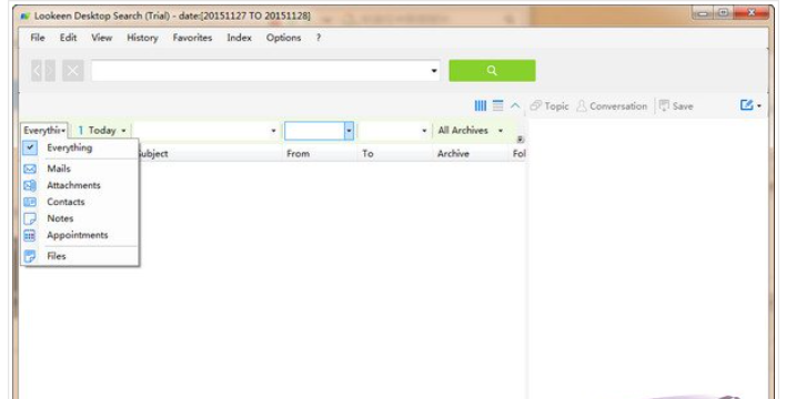 Lookeen(Outlook搜索工具)截图2