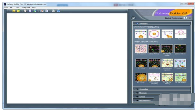 PathwayBuilderTool(信号通路作图软件)截图1