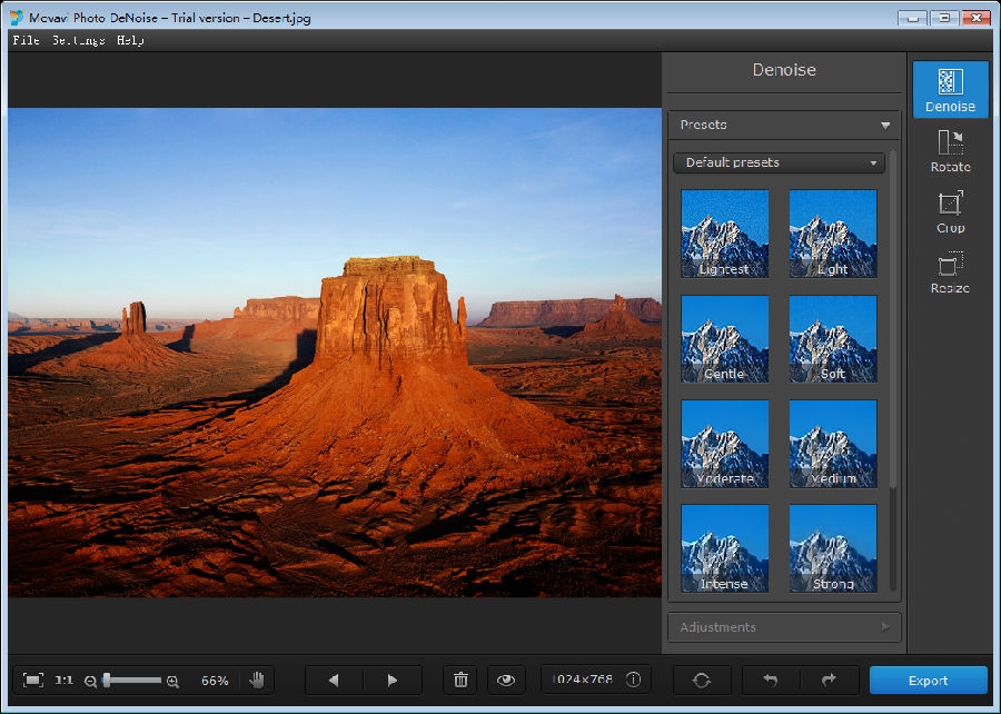 图片降噪软件MovaviPhotoDeNoise最新版截图2