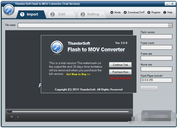 ThunderSoftFlashtoMOVConverter绿色版截图2