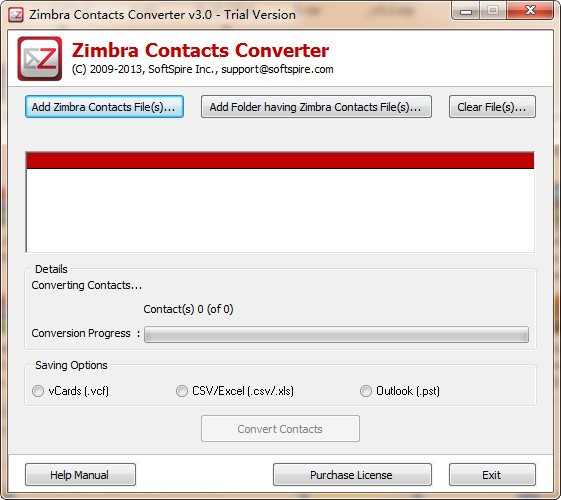 ZimbraContactsConverter(Zimbra转换器)免费版截图1