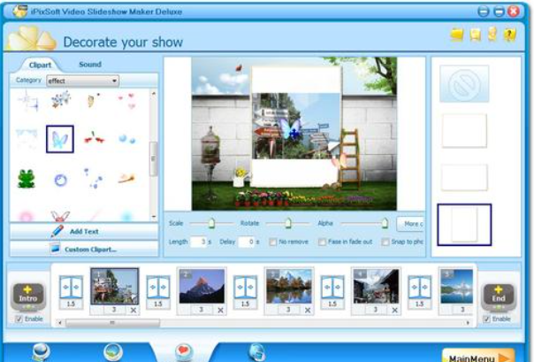 iPixSoftVideoSlideshowMakerDeluxe官方版截图3