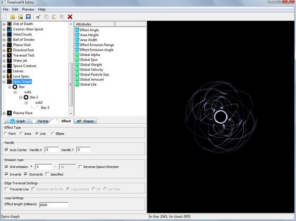 TimelineFXEditor(粒子特效制作软件)绿色版截图1