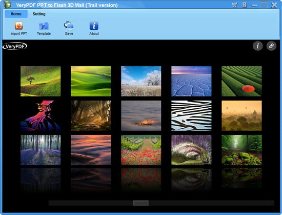 VeryPDFPPTtoFlash3DWall(PPT转Flash工具)免费版截图2