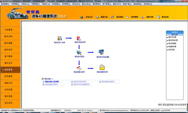 智百盛汽车4s管理系统截图2