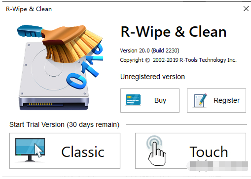 R-Wipe&Clean(磁盘清理工具)截图1