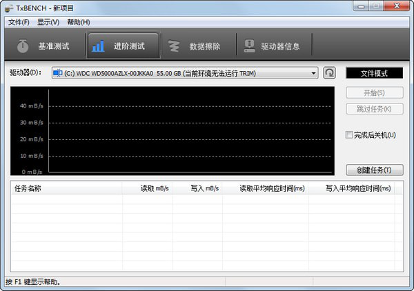 TxBENCH(固态硬盘性能测试工具)截图2