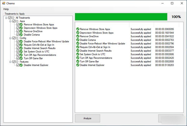 Chemo(win10应用移除工具)截图1